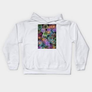 Fireworks bonanza - Multiple colourful effects combined Kids Hoodie